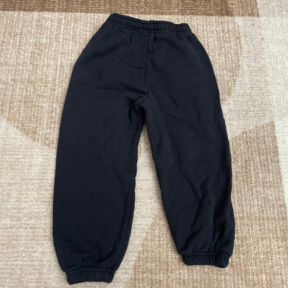 KIDS WORLDWIDE SSENSE Exclusive Kids Black All Over Love Print Sweatpants SZ 4 - Picture 7 of 7